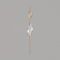 Pezzo Single Crystal Wall Sconce - Camilalamps - CAARHWS - 2562006