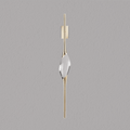 Pezzo Single Crystal Wall Sconce - Camilalamps - CAARHWS - 2562006
