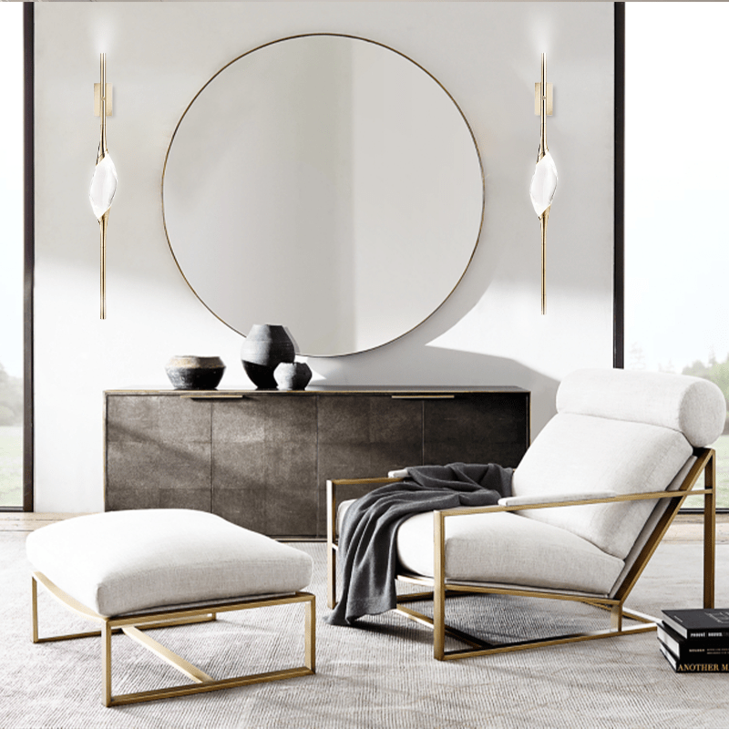 Pezzo Single Crystal Wall Sconce - Camilalamps - CAARHWS - 2562007