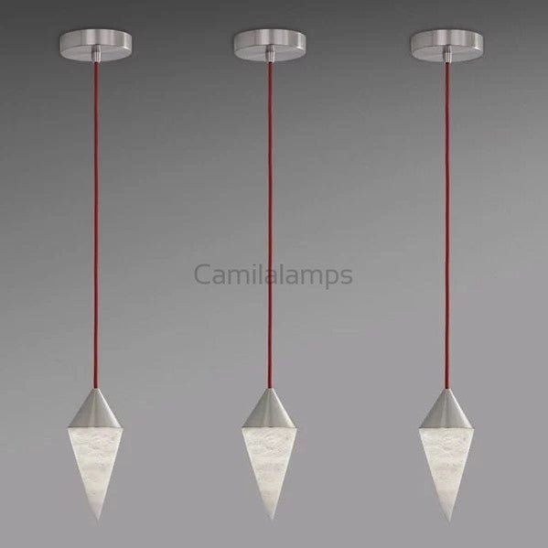 Phineas Alabaster Simple Pendant Light - Camilalamps - CAM - PH - 03