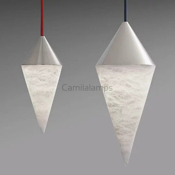 Phineas Alabaster Simple Pendant Light - Camilalamps - CAM - PH - 03
