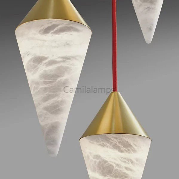 Phineas Alabaster Upscale Chandelier - Camilalamps - CAM - PH - 02