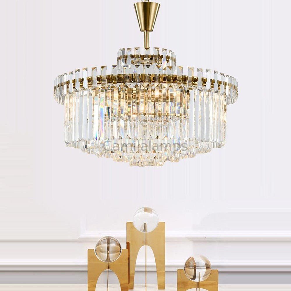 Phyllaris Crystal Chandelier - Camilalamps - Ca-1a-1616