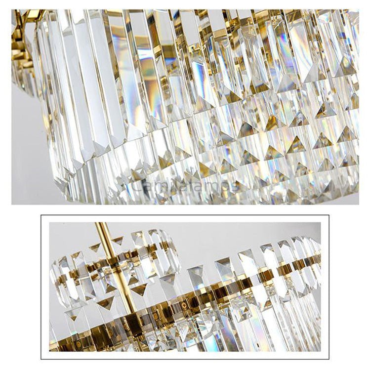 Phyllaris Crystal Chandelier - Camilalamps - CA - A - 616