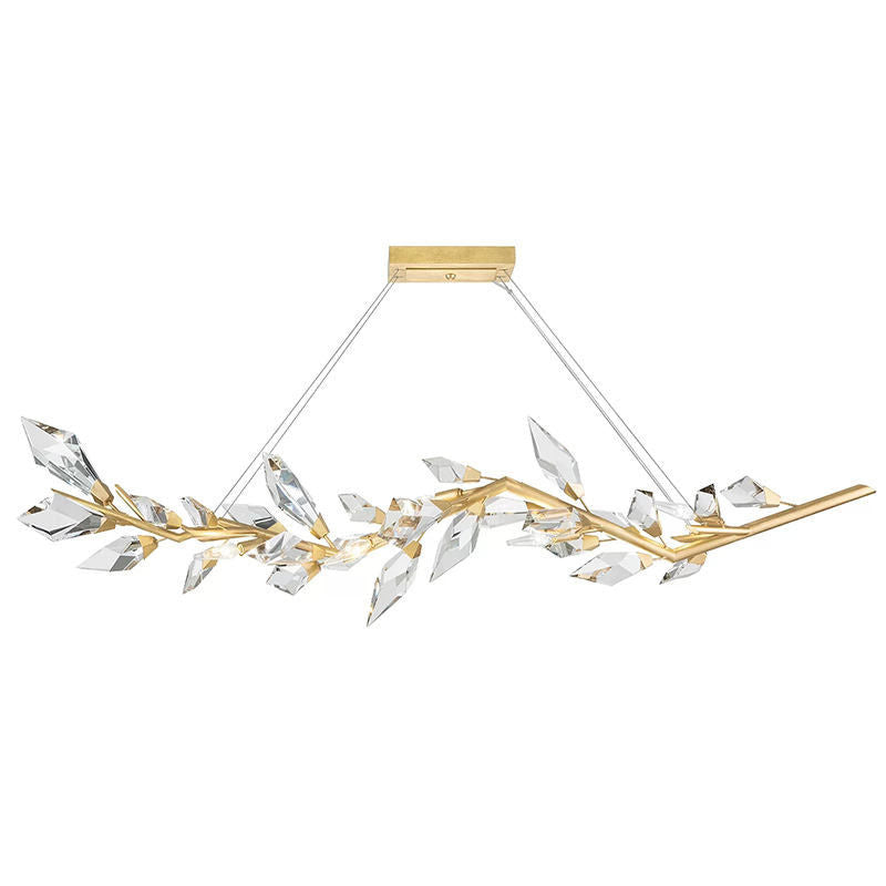 21026L3 72" Linear  Crystal chandelier