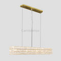Pluto Halo Rectangular Crystal Chandelier - Camilalamps - Ca-1LI2024-1C5568