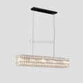 Pluto Halo Rectangular Crystal Chandelier - Camilalamps - Ca-1LI2024-1C5570