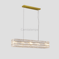 Pluto Halo Rectangular Crystal Chandelier - Camilalamps - CA - LI2024 - C5566