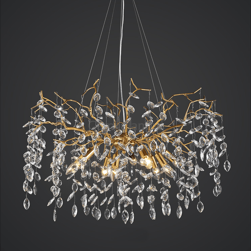 Postmodern Creative Crystal Branch Chandelier - Camilalamps - ILC0594