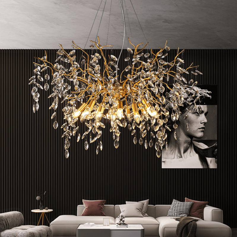 Postmodern Creative Crystal Branch Chandelier - Camilalamps - ILC0595