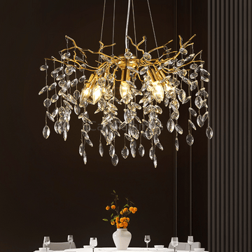 Postmodern Creative Crystal Branch Chandelier - Camilalamps - ILC0593