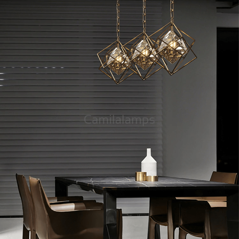 Postmodern Minimalist Crystal Pendant Light - Camilalamps - ILM0633