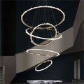 Primary Crystal Cluster Multi Rings Chandelier - Camilalamps - Ca-137127-123
