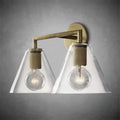 Ptilitaire Funnel Shade Double Sconce - Camilalamps - CAARHWS - 25610346