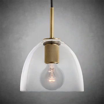 Utilitaive Cloche Shade Pendant - Camilalamps - CA-Utilitaive-CSP01