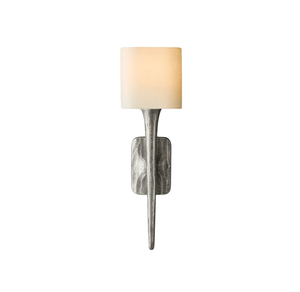 Thaddeas Shaded Hand - Forged Metal Sconce - Camilalamps - CA - RH - PEN - 2552604