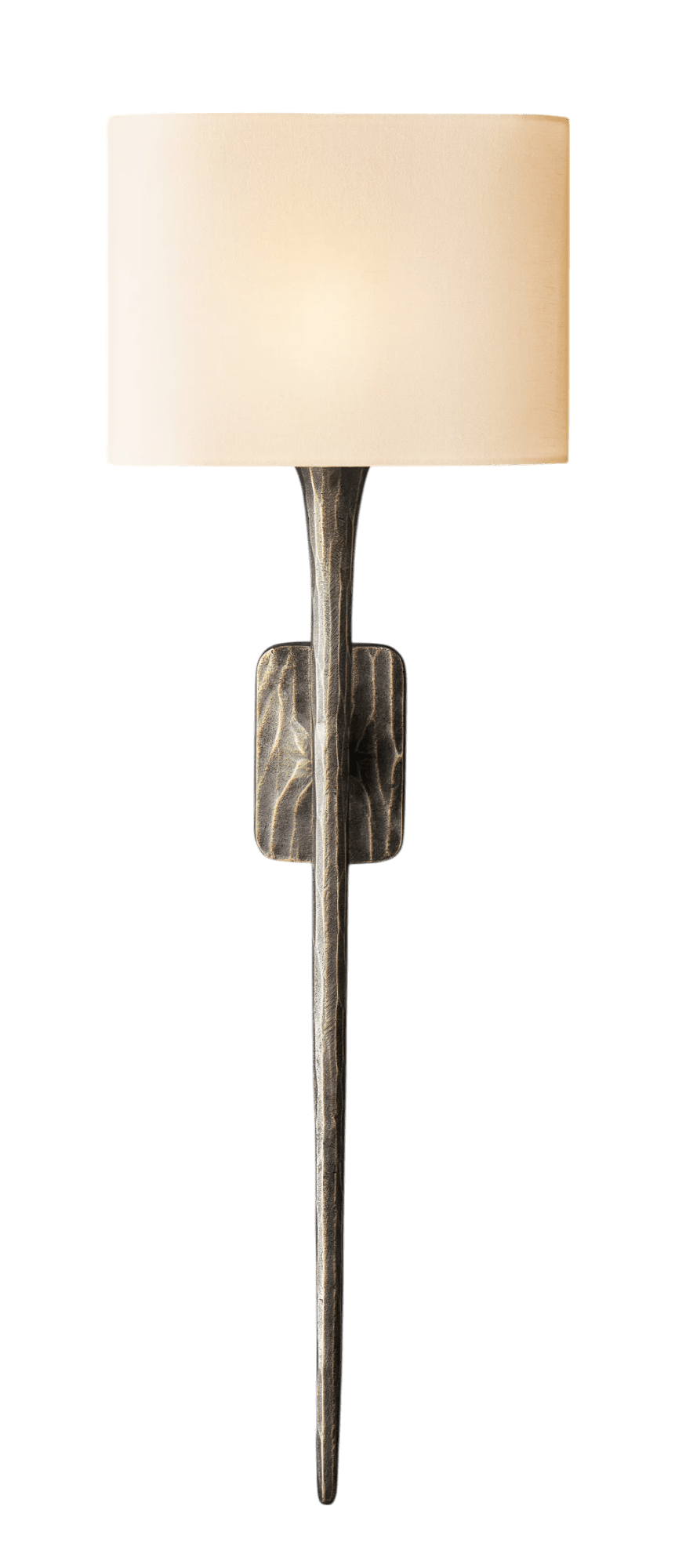 Thaddeas Shaded Hand - Forged Metal Grand Sconce - Camilalamps - CA - RH - PEN - 2552603
