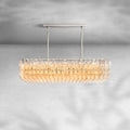 Chiaravalle Glass Rectangular Chandelier 54