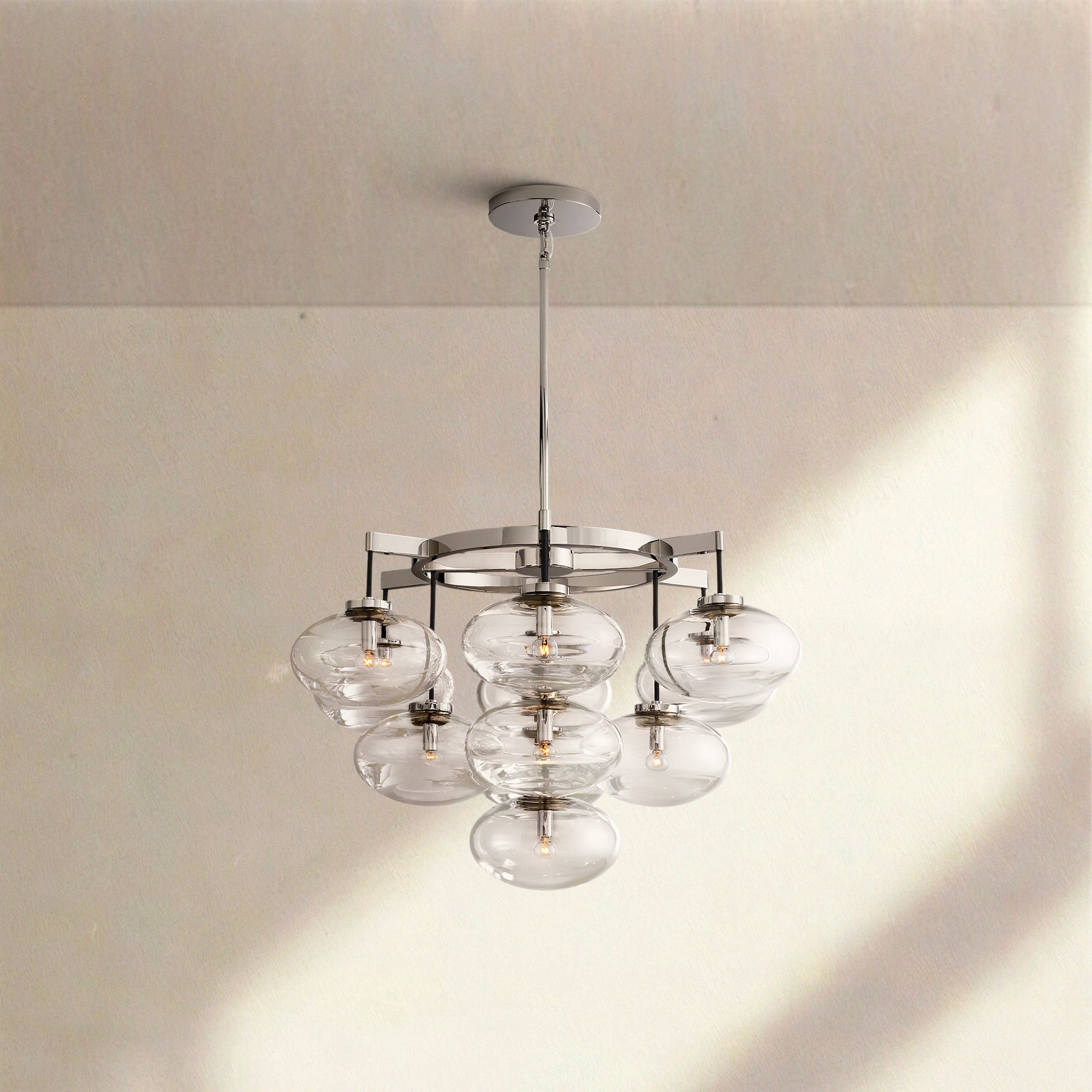 Cabretter Round Chandelier 36" 60" - Camilalamps - CA-Cabretter-Round-1