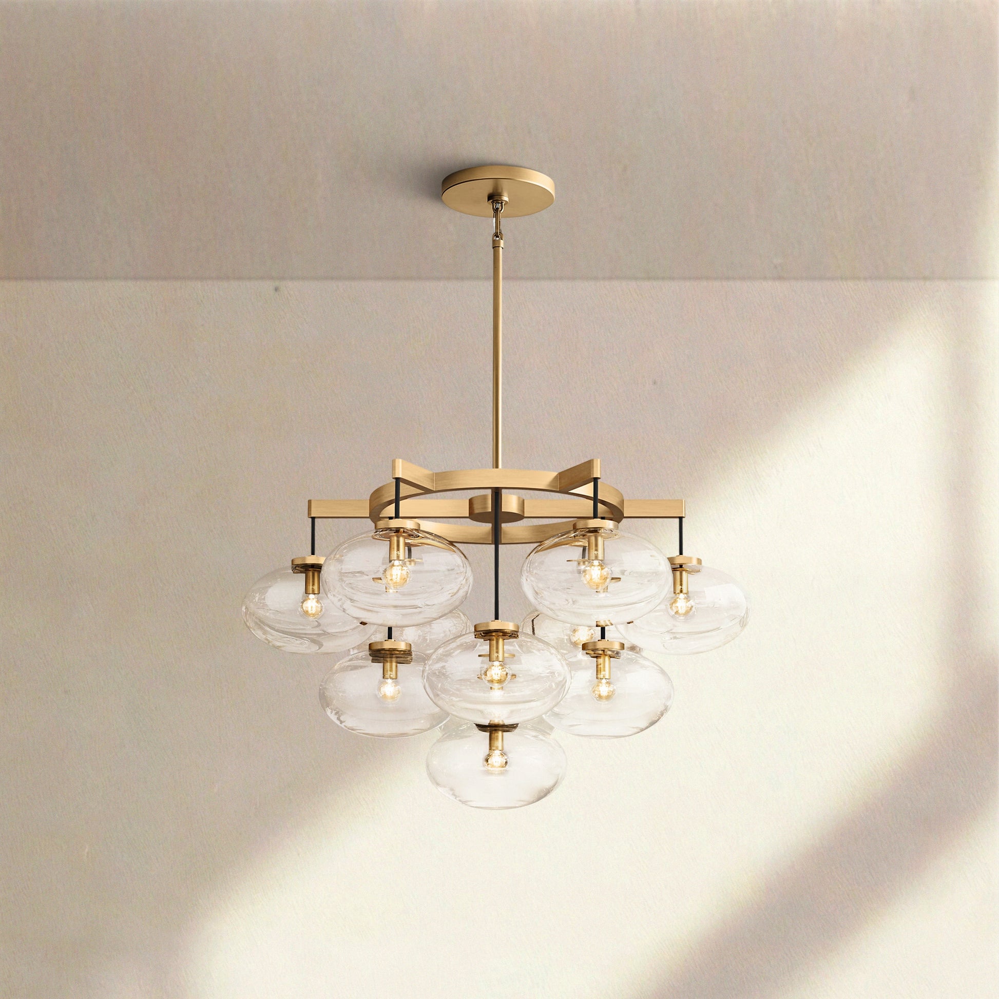Cabretter Round Chandelier 36" 60" - Camilalamps - CA-Cabretter-Round-1