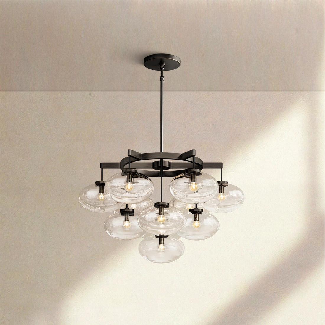 Cabretter Round Chandelier 36" 60" - Camilalamps - CA-Cabretter-Round-4