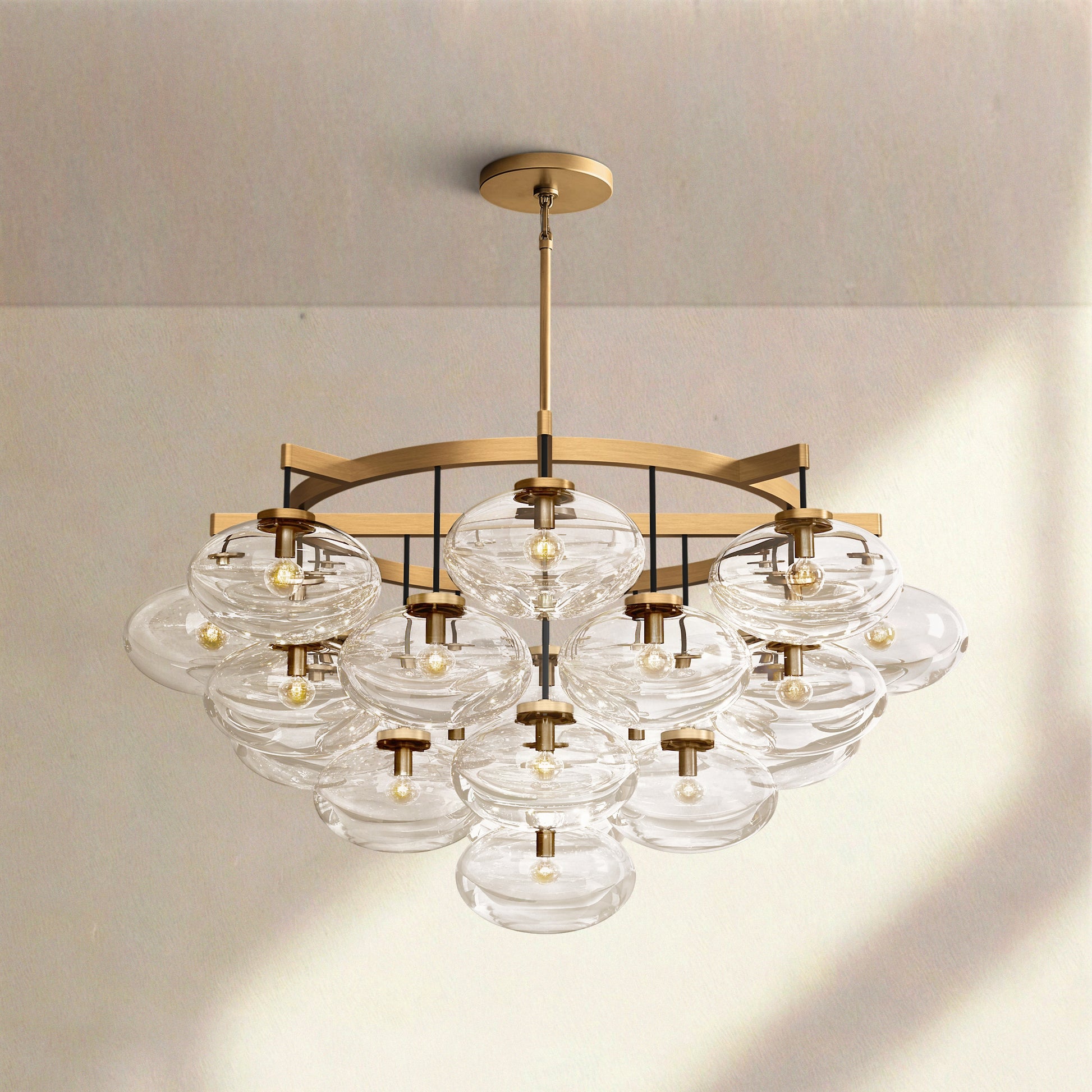 Cabretter Round Chandelier 36" 60" - Camilalamps - CA-Cabretter-Round-13