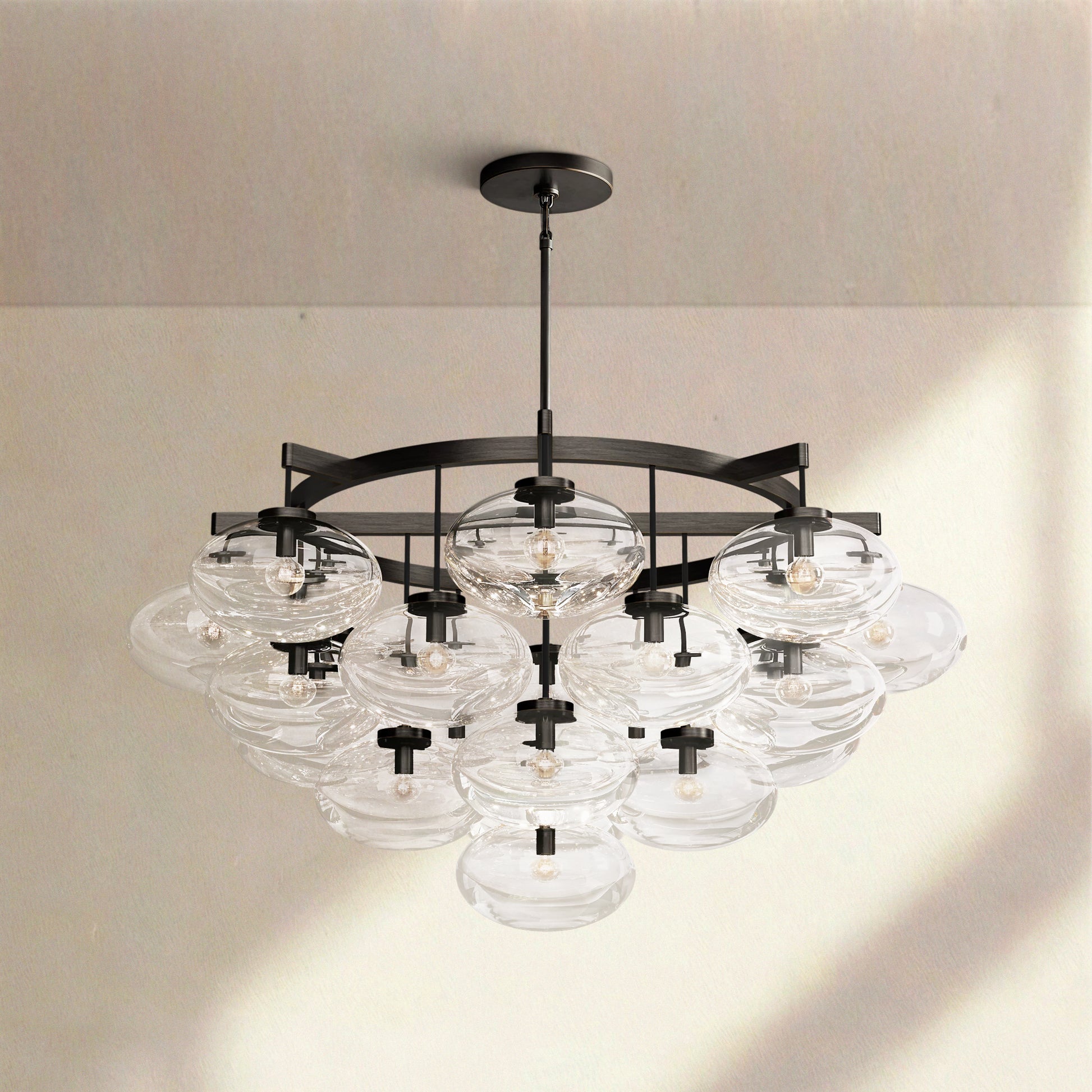 Cabretter Round Chandelier 36" 60" - Camilalamps - CA-Cabretter-Round-15