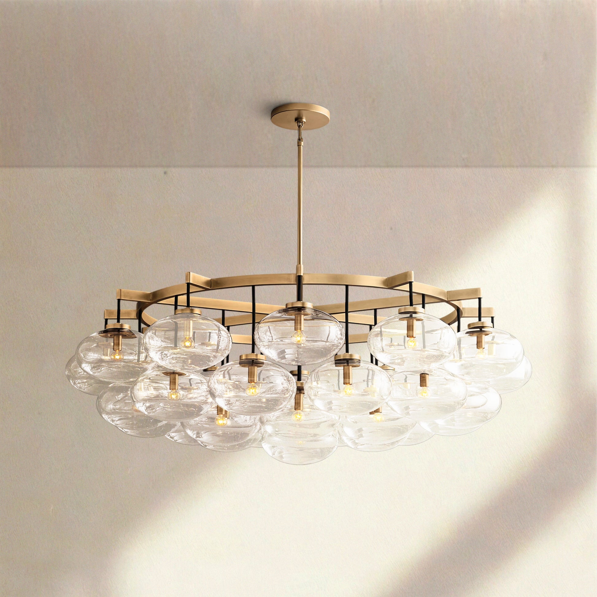 Cabretter Round Chandelier 36" 60" - Camilalamps - CA-Cabretter-Round-2
