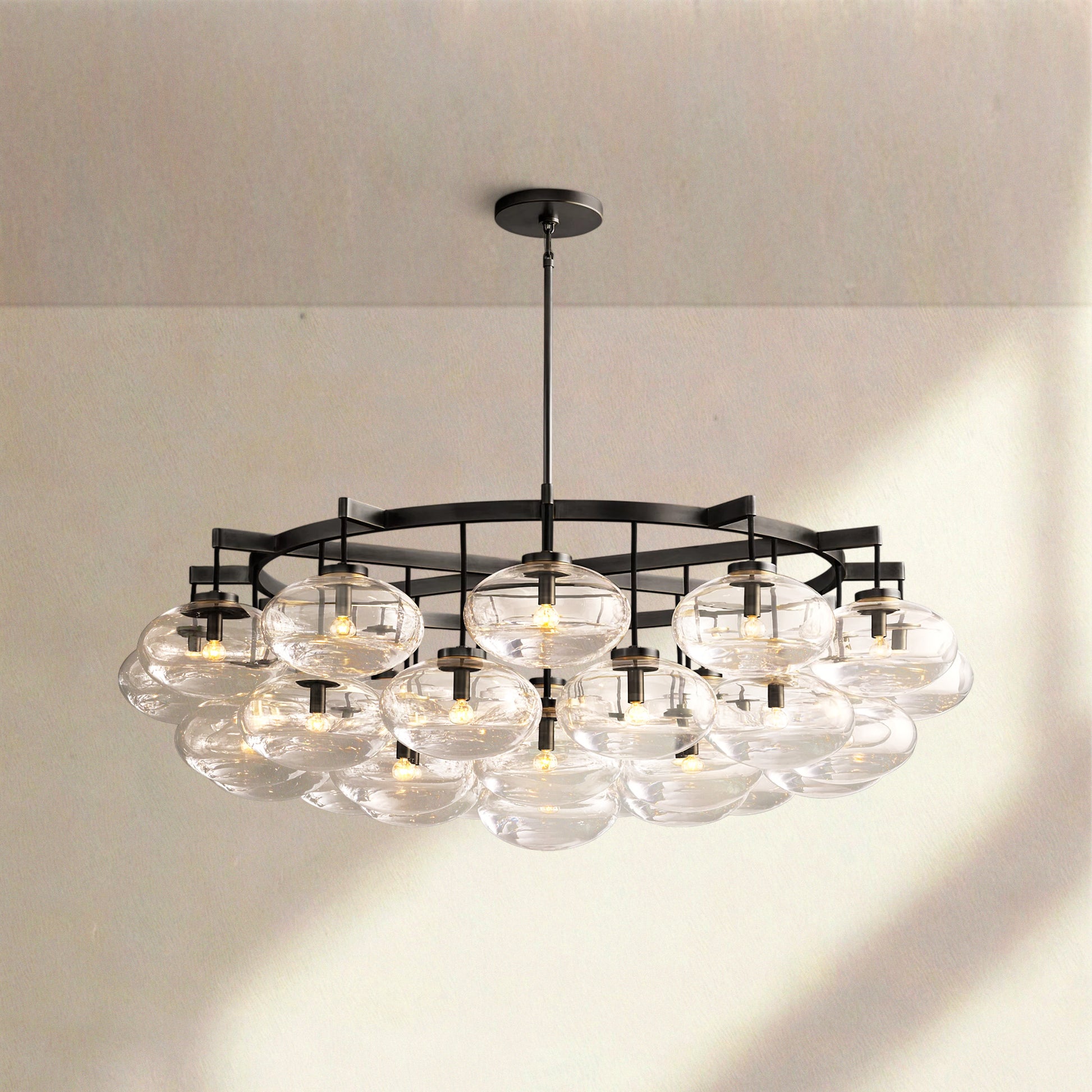 Cabretter Round Chandelier 36" 60" - Camilalamps - CA-Cabretter-Round-9