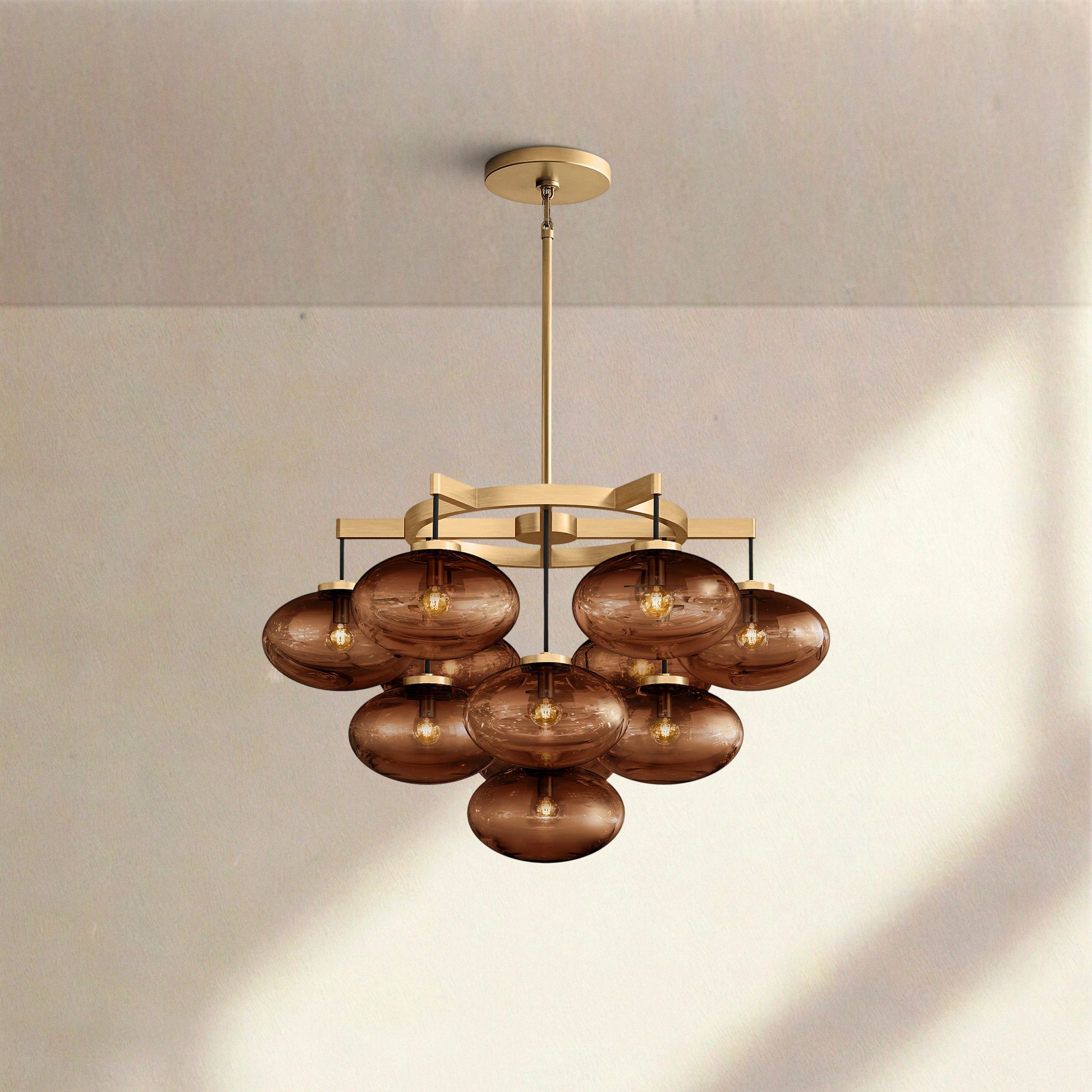 Cabretter Round Chandelier 36" 60" - Camilalamps - CA-Cabretter-Round-3