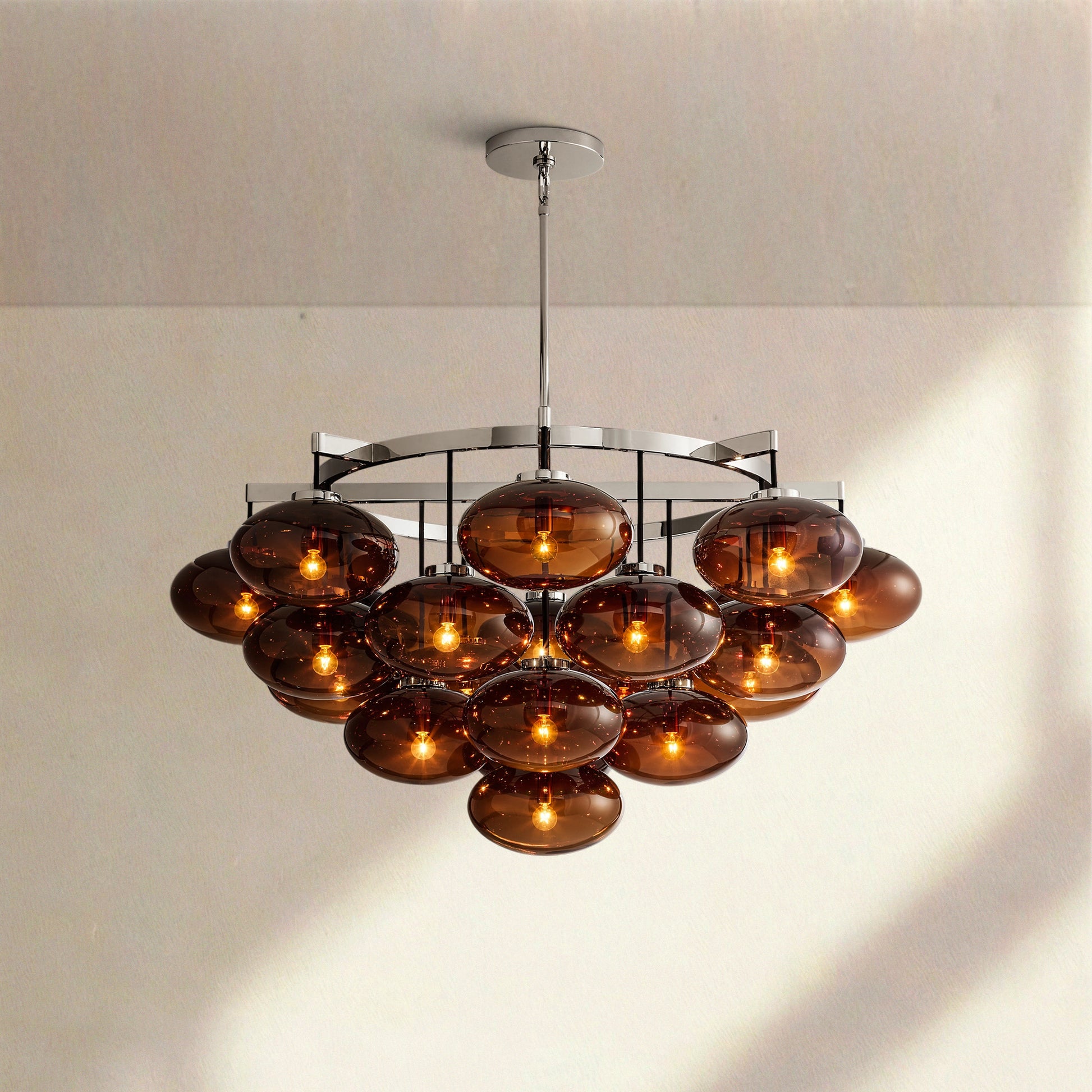 Cabretter Round Chandelier 36" 60" - Camilalamps - CA-Cabretter-Round-5