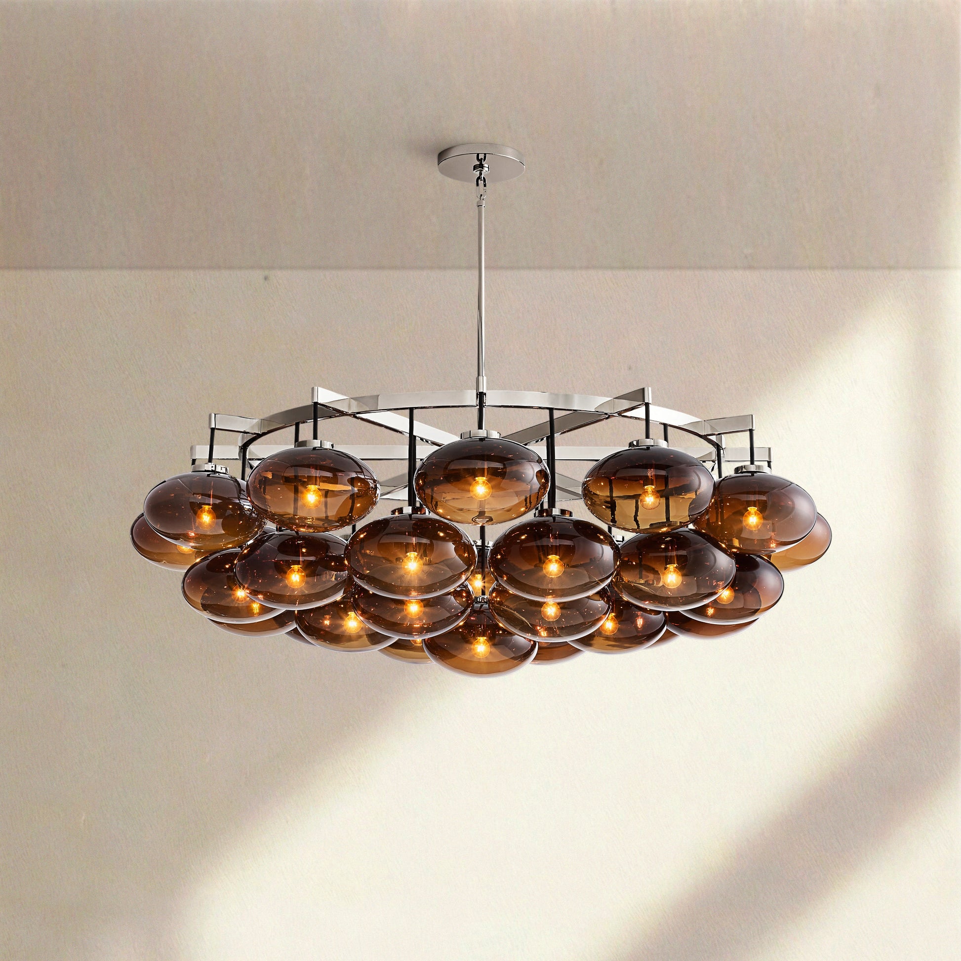 Cabretter Round Chandelier 36" 60" - Camilalamps - CA-Cabretter-Round-12
