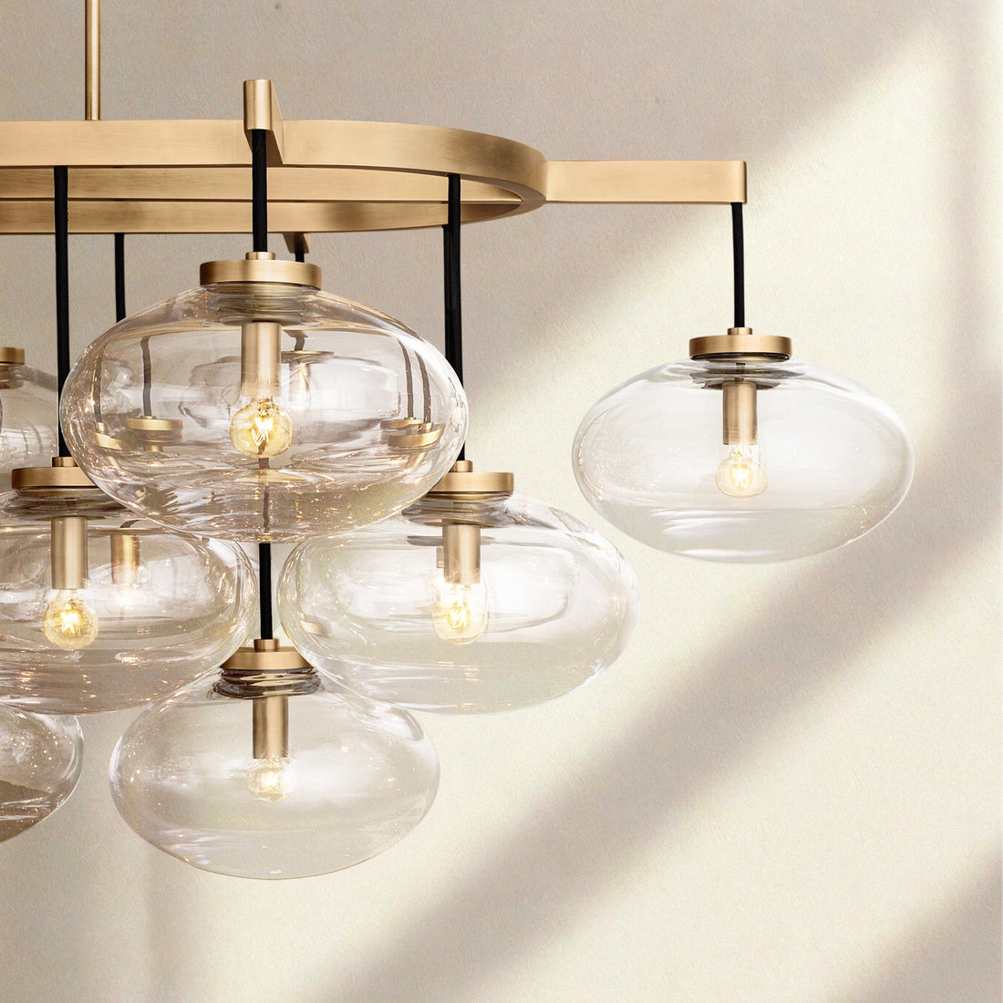 Cabrlet Linear Chandelier 72" - Camilalamps - Ca-1SE2023-1C1070