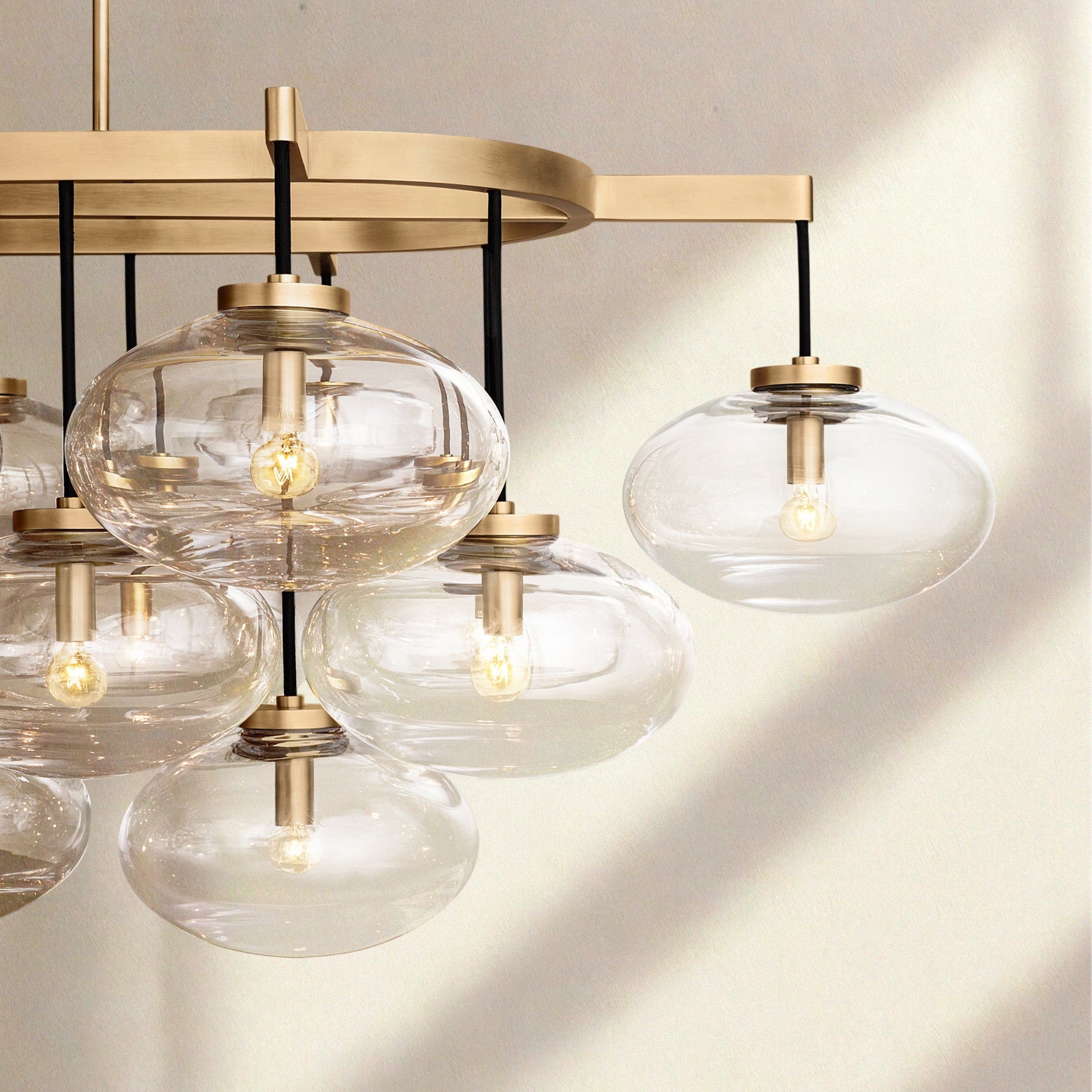 Cabrlet Linear Chandelier 72" - Camilalamps - Ca-1SE2023-1C1070