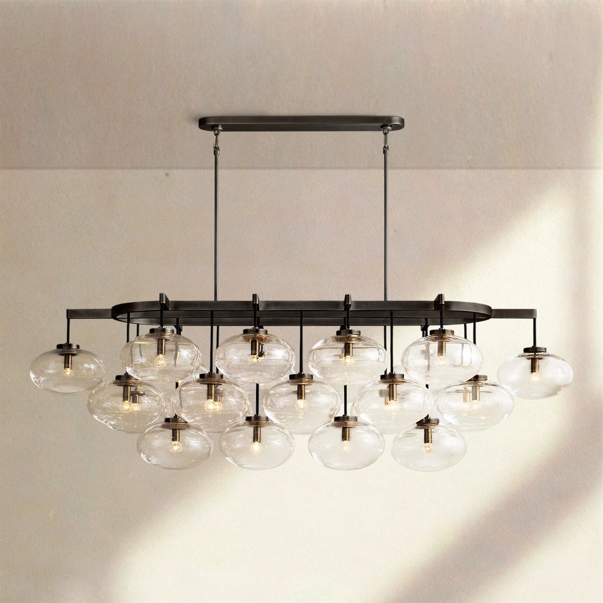 Cabrlet Linear Chandelier 72" - Camilalamps - Ca-1SE2023-1C1072