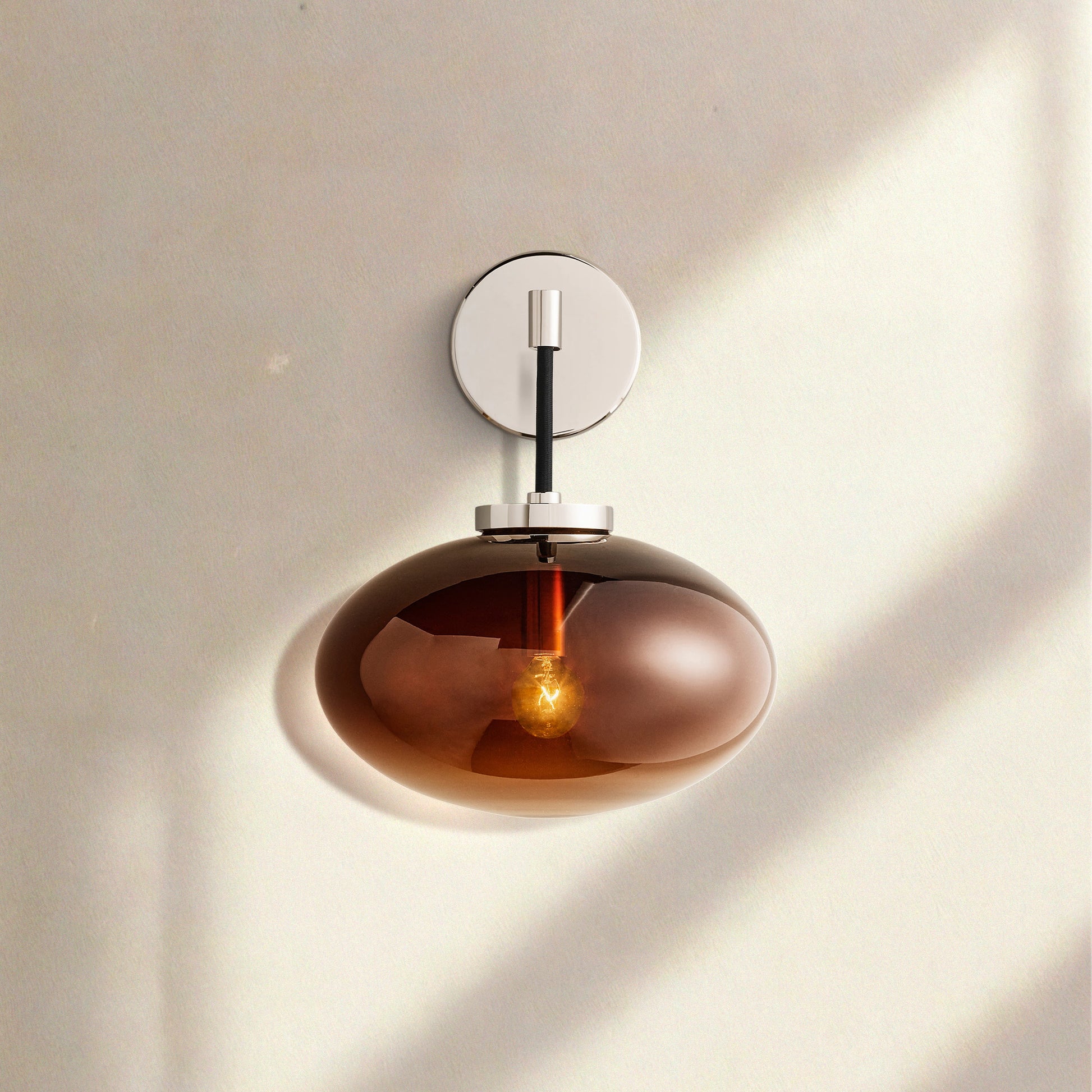 Cabrlet Clear Glass Sconce - Camilalamps - BU-CAB-Sconce-6