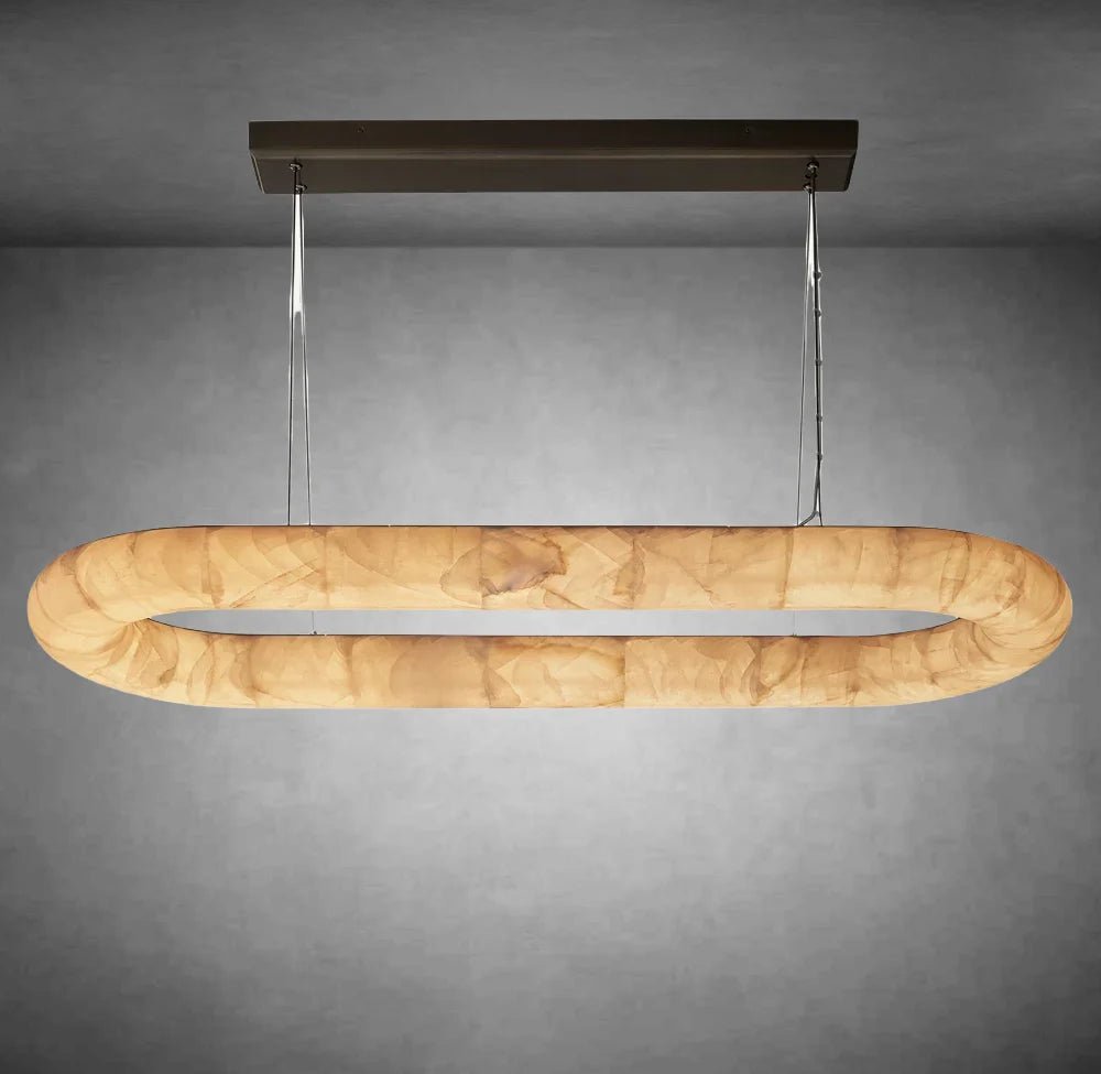 Gabriel Lisse Oval Chandelier - Camilalamps - CA - CH - 3199