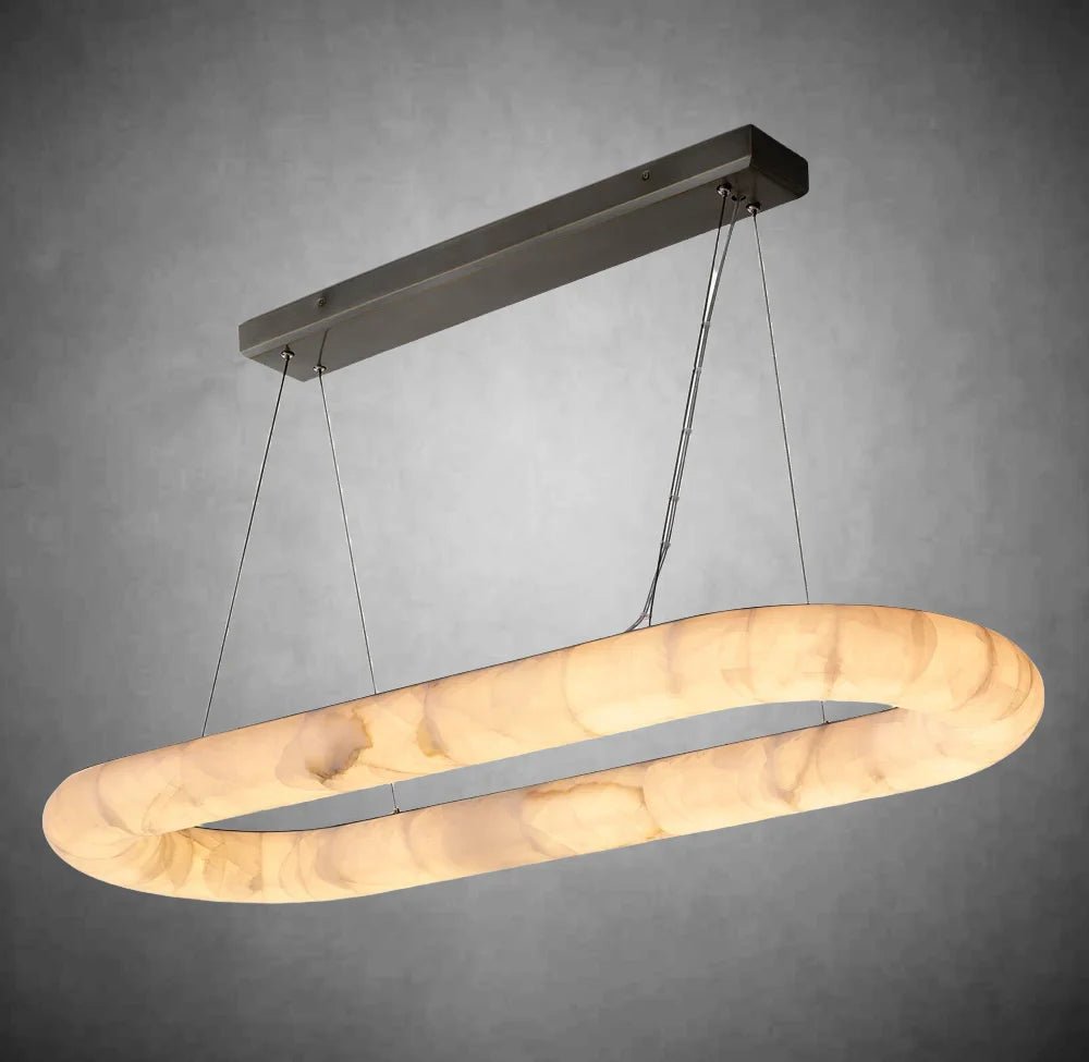 Gabriel Lisse Oval Chandelier - Camilalamps - CA - CH - 3199
