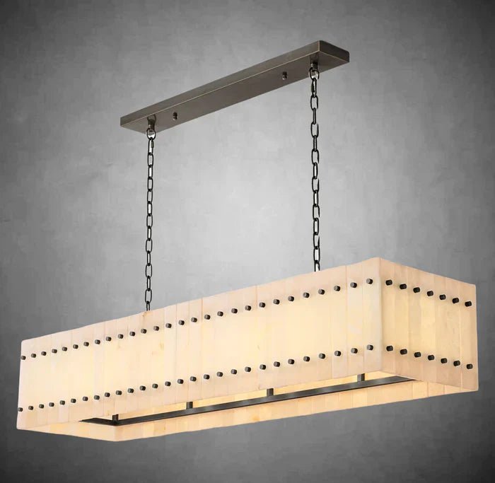Sun Marcus Alabaster Linear Chandelier 54"72" - Camilalamps - CA - marion - 6