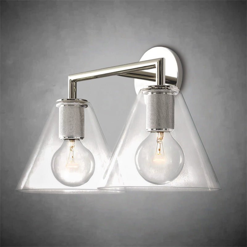 Ptilitaire Funnel Shade Double Sconce - Camilalamps - CAARHWS - 25610345