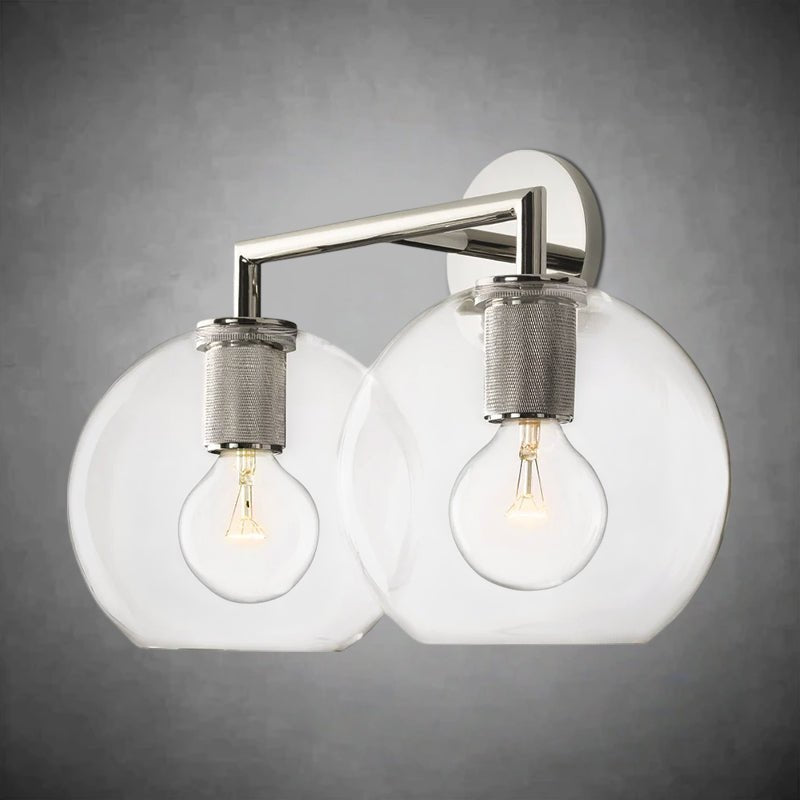 Ptilitaire Globe Shade Double Sconce - Camilalamps - CAARHWS - 2561051