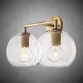 Ptilitaire Globe Shade Double Sconce - Camilalamps - CAARHWS - 2561052
