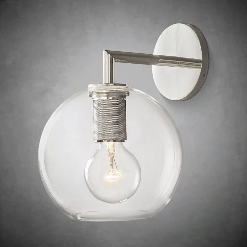 Ptilitaire Globe Shade Sconce - Camilalamps - CAARHWS - 25610348