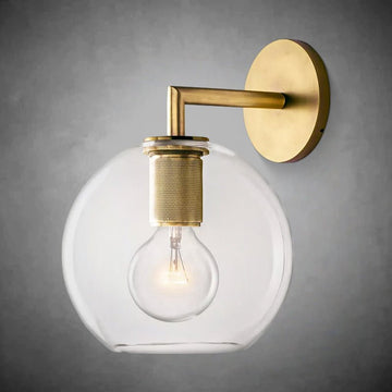 Ptilitaire Globe Shade Sconce - Camilalamps - CAARHWS - 25610349