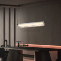 Quinlan Alabaster Linear Pendant Light Over Kitchen Island - Camilalamps - CAM - QU - 001