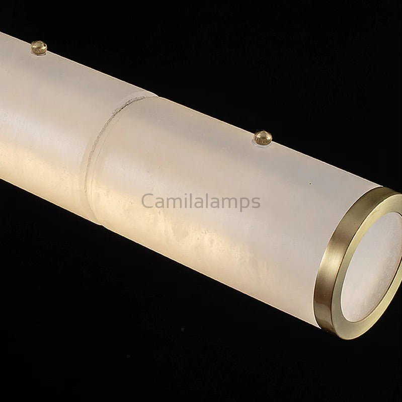 Quinlan Linear Alabaster Chandelier - Camilalamps - CAM - AB020