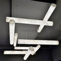 Quinlan Modern Alabaster Linear Chandelier - Camilalamps - CaC-1C0540