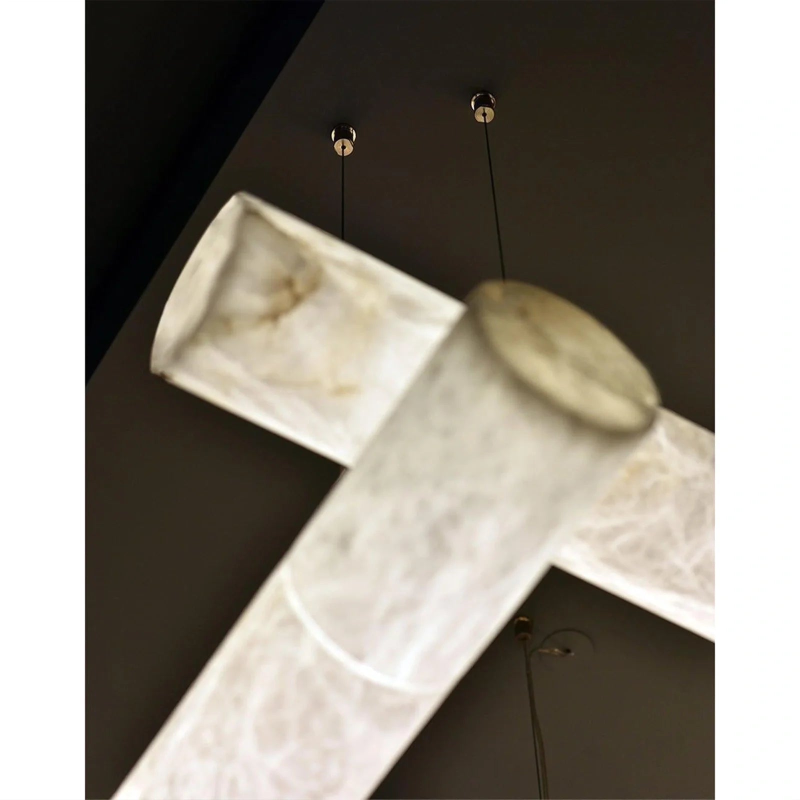 Quinlan Modern Alabaster Linear Chandelier - Camilalamps - CaC-1C0540