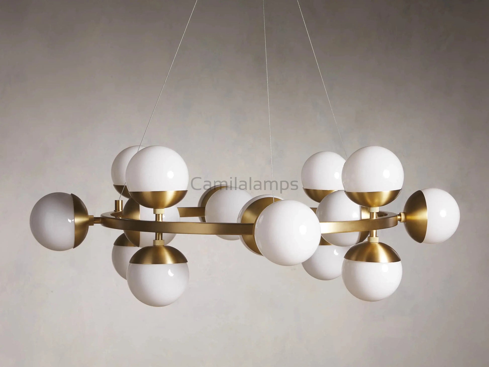 Raechelle Globe Chandelier - Camilalamps - Ca-17198H257