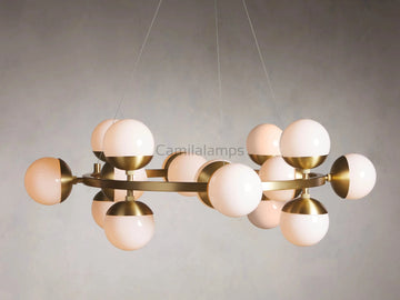 Raechelle Globe Chandelier - Camilalamps - CA - 7198H257